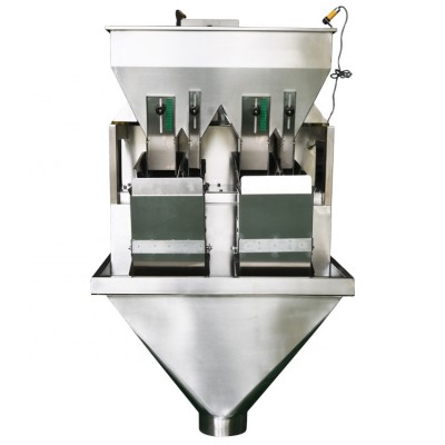 Direct professional straight electric linear weigher manufacturer Weighlin 1 2head 8L weigher for 1-5kg rice seed pet food doser