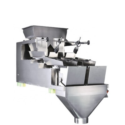 Special Flexible triplex vibratory electric weigher weighing scale machine for 1-5kg dates beef food hardware screw nut bolt